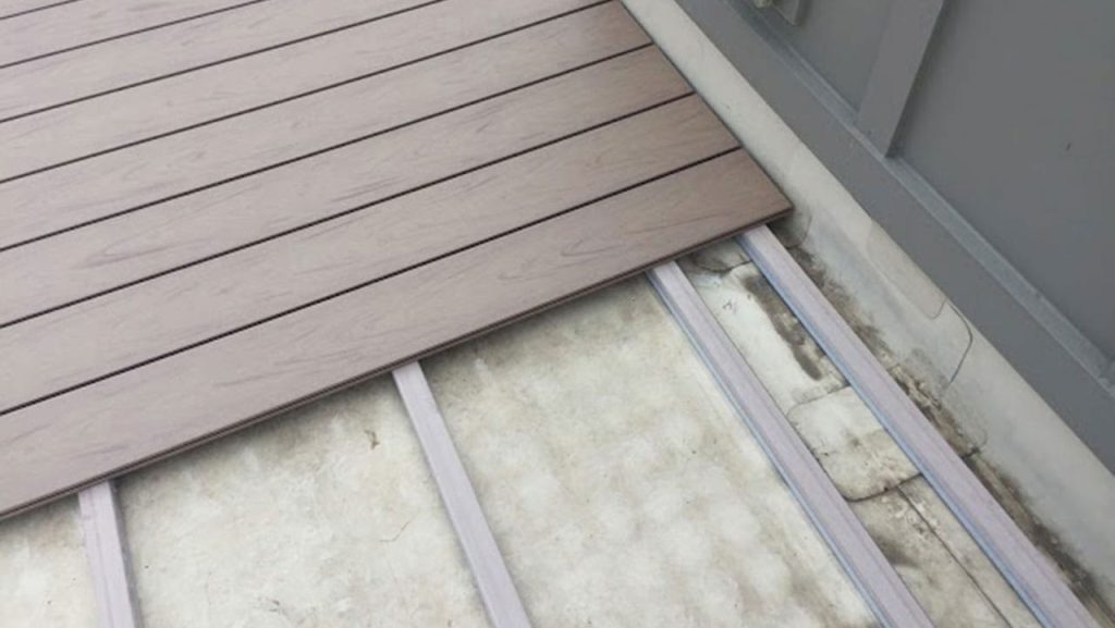 Composite Decking by Deckorators® Sleeper System - Floating Deck